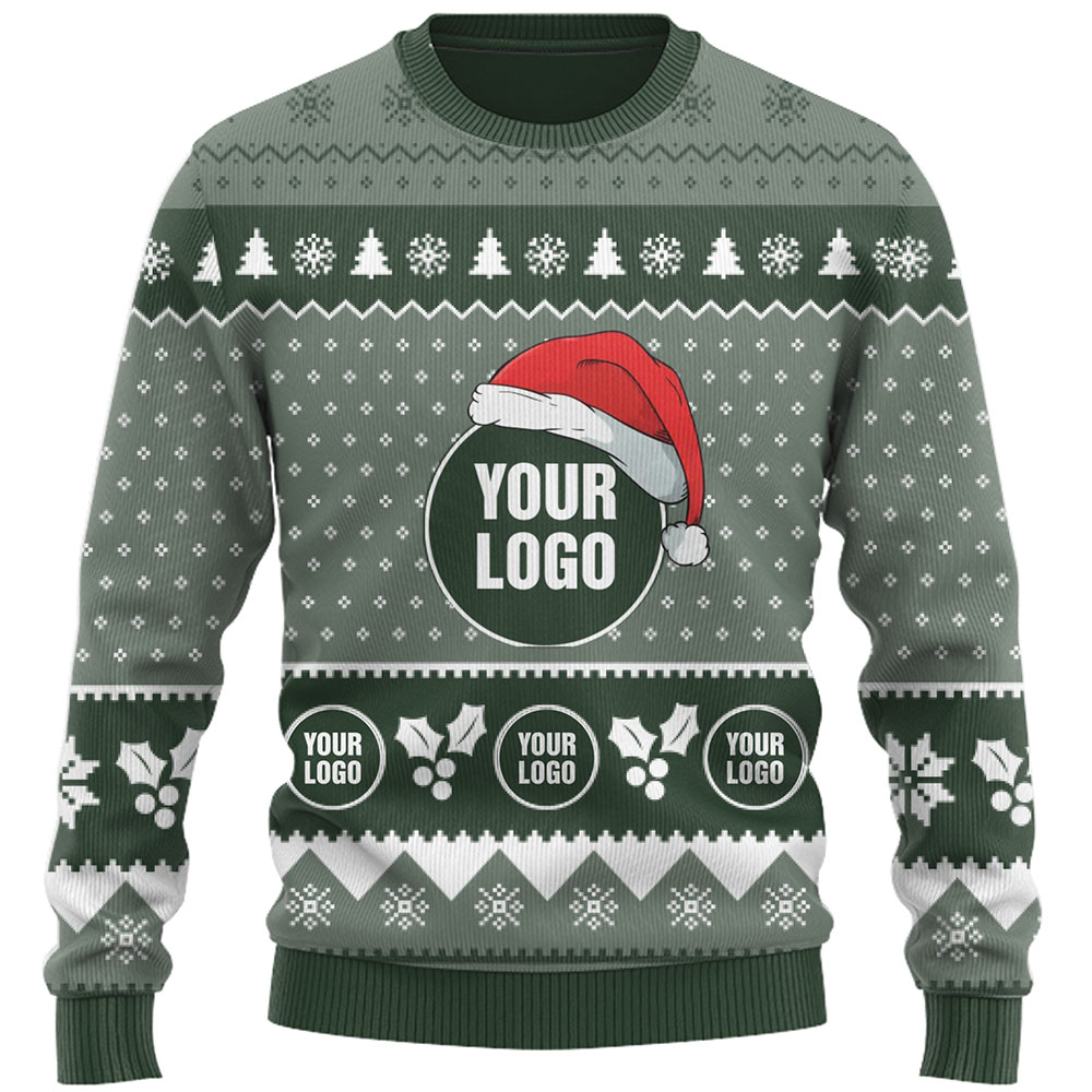 Customized Your Logo Christmas Sweater 5